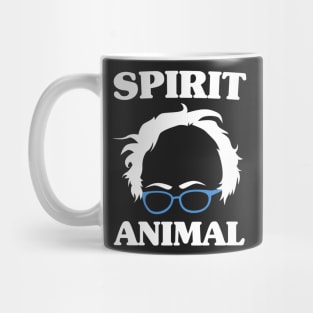 Bernie Sanders Is My Spirit Animal - Glasses Face Mug